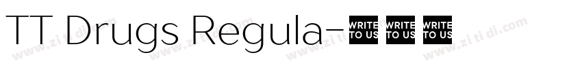 TT Drugs Regula字体转换